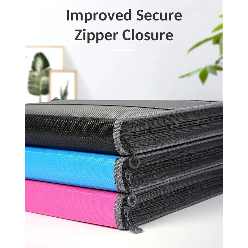 Expanding File Organizer 13 Pocket Accordion A4 Document Ziper Folder Bag Hot Style