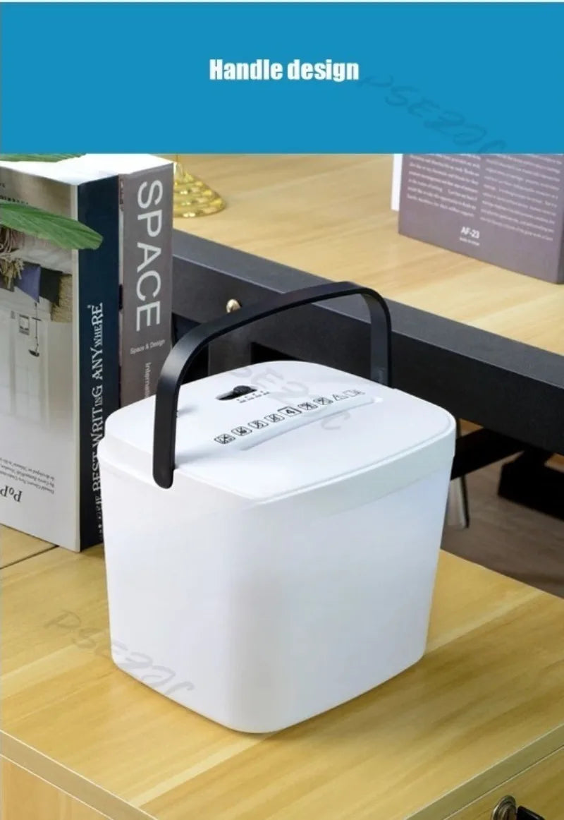 Small Electric Office Automatic Confidential Shredder for Household and Confidential Documents Shredder