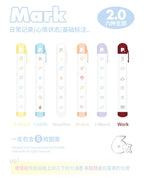 Cute Multi-link Mood Stamp Set – Kawaii INS Style Journal Diary Stamps, Scrapbooking Supplies for Planners Crafting, Creative Marking Tools for Teens Girls