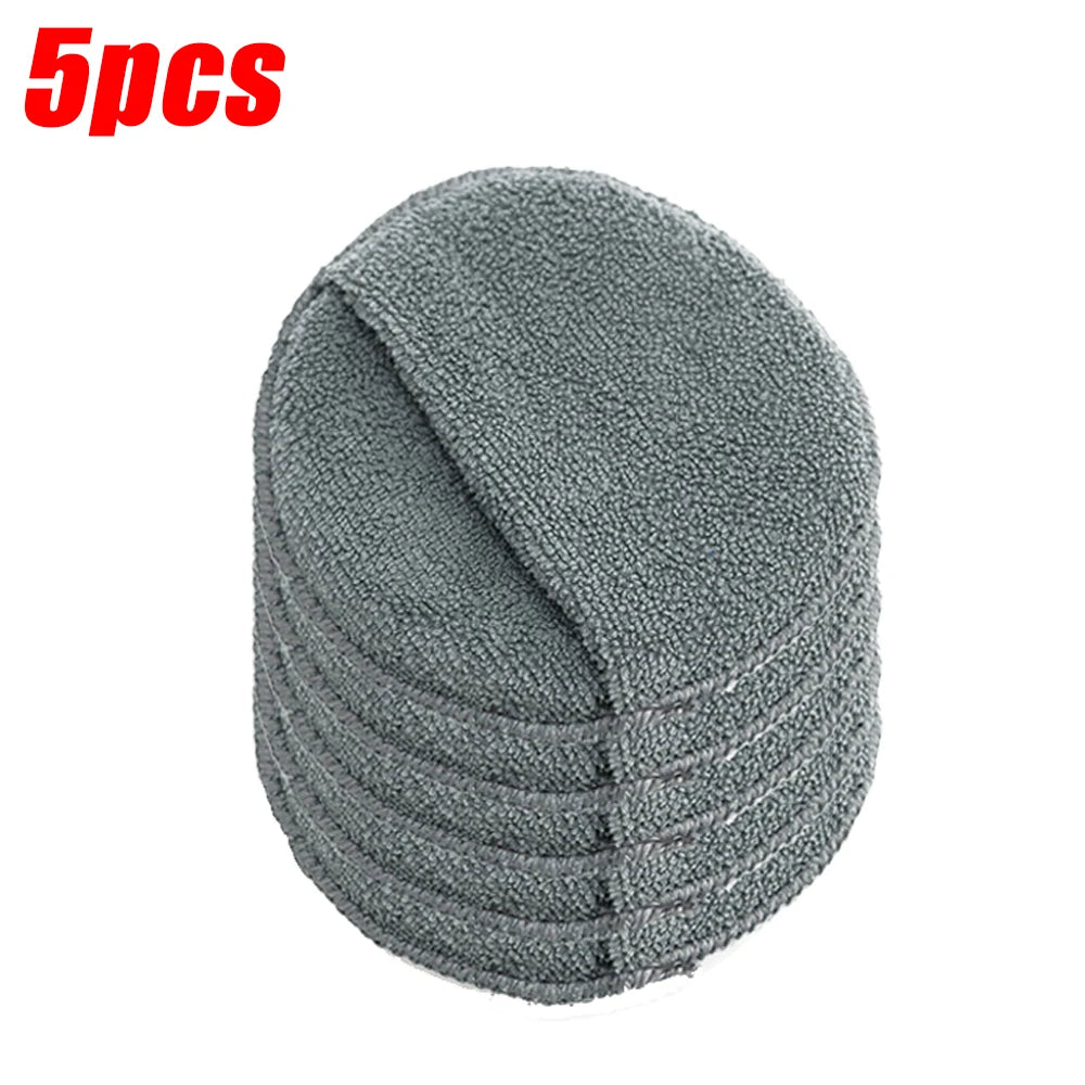 Car Detailing Applicator Pads Car Care Waxing Polish Sponges Soft Microfiber Round Pocket Foam Sponges Car Cleaning Tools 5"