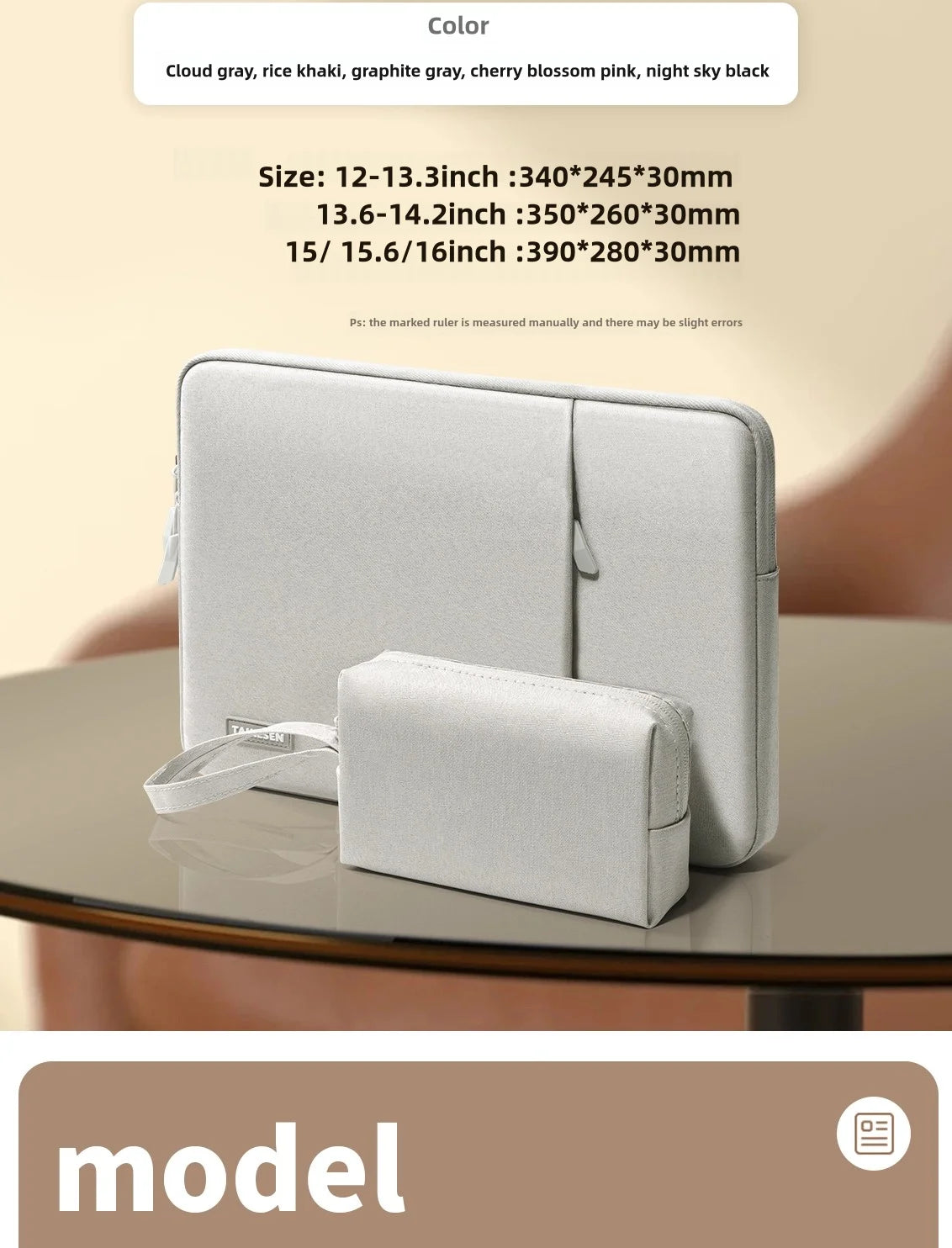 Laptop Sleeve Bag for Macbook Air Pro 13 13.3 14 15.4 15.6 Inch Notebook Pouch for Lenovo Asus HP Dell Portable Bag Cover Case