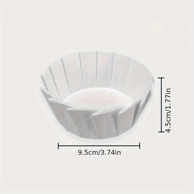 50/100Pcs Cake Pan Liner for Baking, Disposable Paper Cake Pans Nonstick Paper Molds, Pie Pineapple Pound Cakes Parchment Paper