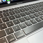 (Us American Style) Frosted Transparent White Mbp Keyboard Sticker Compatible with 13- 16inch MacBook Air/Pro Key Sticker Translucent Film to Prevent Keyboard Oiling