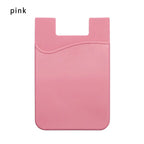 Silicone Phone Card Holder Wallet Case Phone Wallet Stick On Credit Card Holder Phone Pocket for Almost All Cell Phone