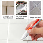 White Waterproof Tile Marker Grout Pen Wall Seam Repair Tool for Bathroom Floor Decontamination Tile Seaming