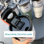 Tyeso Tumbler Coffee Cup Stainless Steel Vacuum Thermal Insulated Mug Large Capacity Double Drink Car Water Bottle Travel Mug