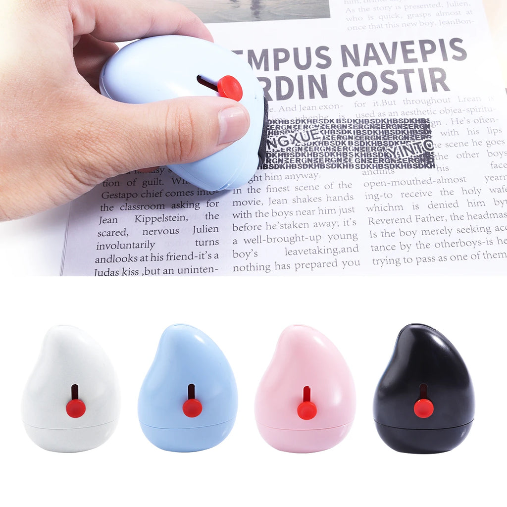 Theft Protection Roller Stamp for Privacy Confidential Data Guard Your Security Stamp Roller Privacy Seal Roller Theft Protect