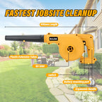 HILDA 18V Electric Air Blower 2IN 1Vacuum Cleaner Dust Computer Collector Cordless Handheld Power Tools For Makita No Battery