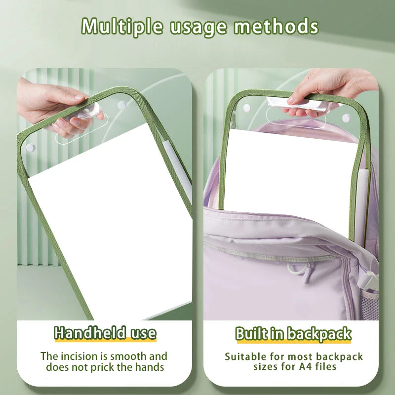 1PC A4 Size Portable Vertical Organizer Bag - 13-Pocket Accordion Folders Plastic Expanding File for Student Test Paper