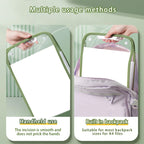 1PC A4 Size Portable Vertical Organizer Bag - 13-Pocket Accordion Folders Plastic Expanding File for Student Test Paper