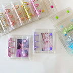 Home Decor A8 Binder Photo Album Cover 3 Holes Waterproof Kpop Photocard Holder PVC Clear Idol Card Collect Book