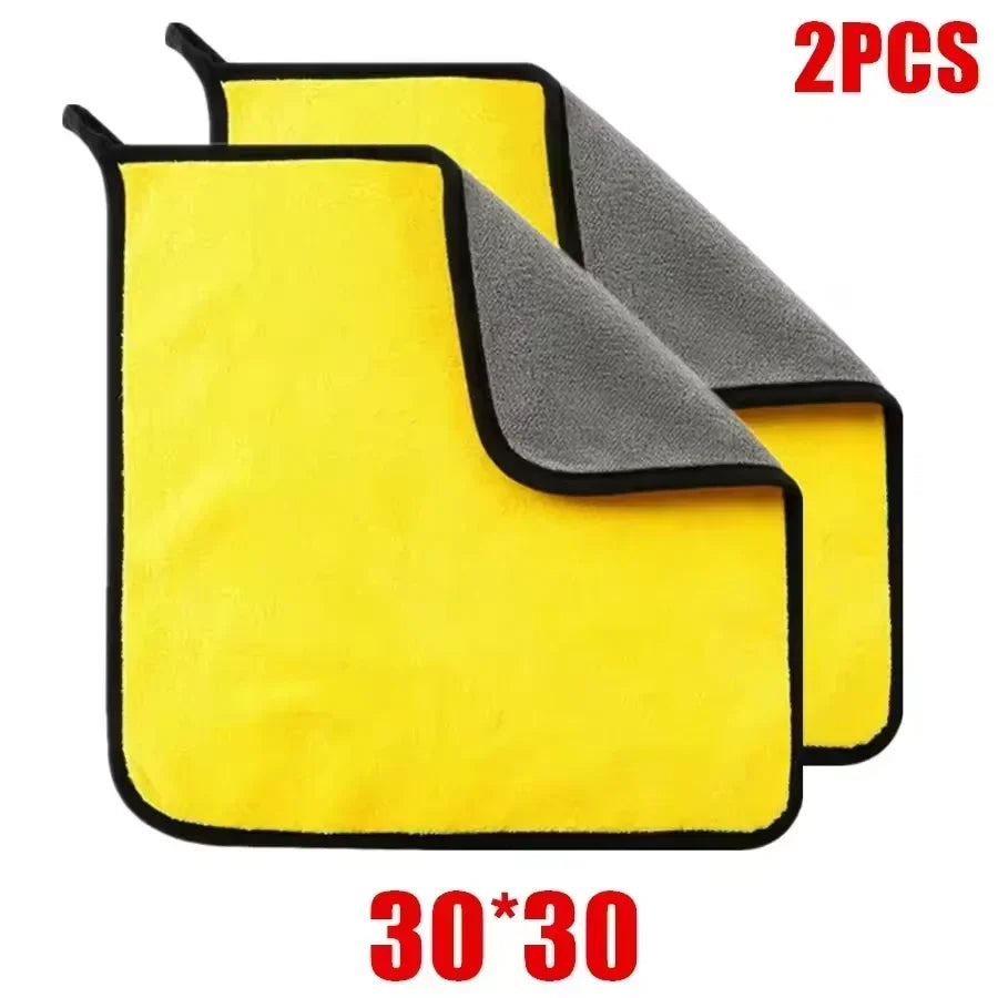 3/5/10Pcs Car Wash Microfiber Towel 30*30CM Car Cleaning Drying Cloth  Care Cloth Car Wash Towel  Kitchen Towel