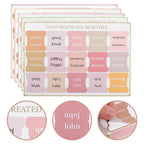 Bohemian Style Bookmarks Bible Index Tabs Clear Stickers For Easy Reading Study Supplies Page Markers