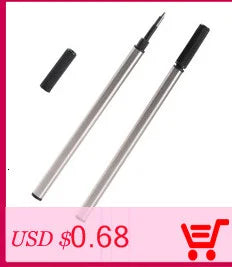 1 PC High Quality Luxury Full Metal Ballpoint Pen Silver Plating Ball Pens Business Writing Signing School Office Supplies 03733