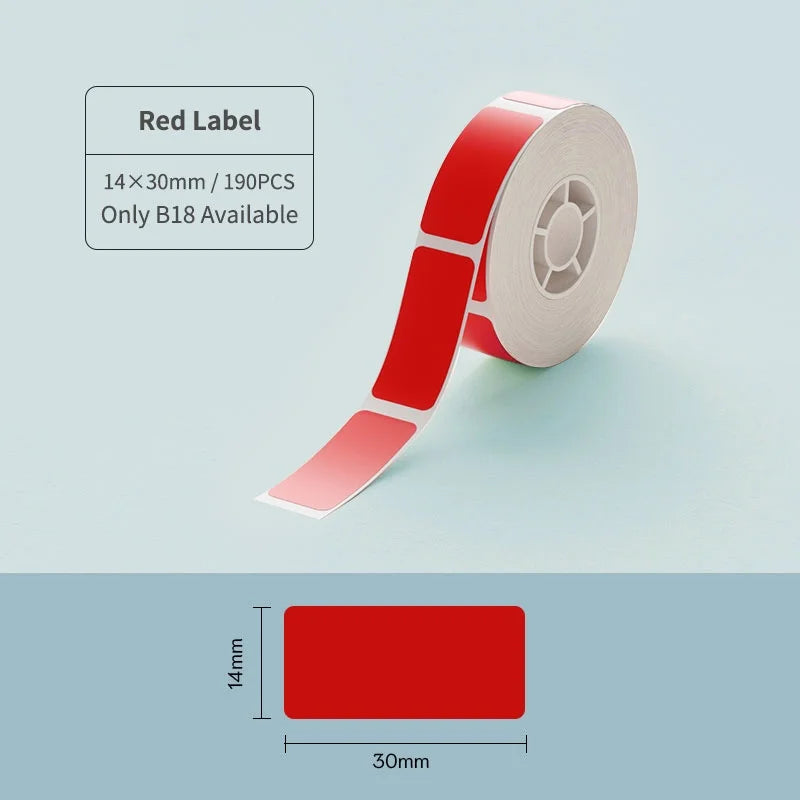 Wireless portable printer color label printer NIIMBOT B18 thermal transfer technology ribbon printing multi-color printing