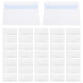 100 Pcs Envelopes Business Size Letter Peel and Seal Self Security White Office for Mailing Documents Supplies