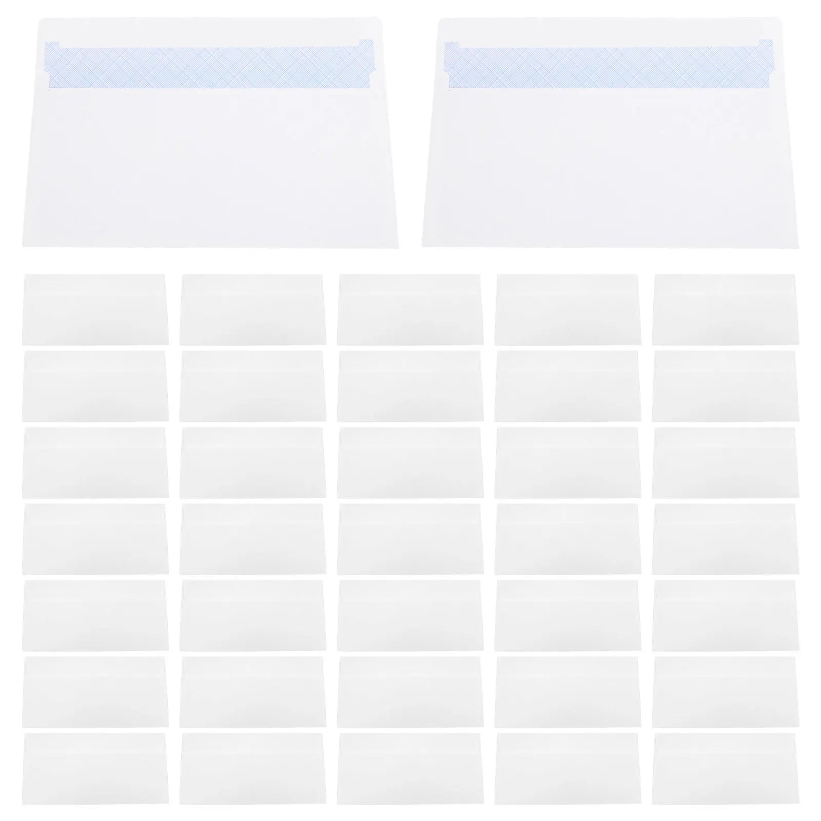 100 Pcs Envelopes Business Size Letter Peel and Seal Self Security White Office for Mailing Documents Supplies