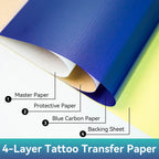 10/20/30/50/100pcs DM New A4 Tattoo Transfer Paper Copy Paper Used for Tattoo Transfer Machine Thermal Paper Tattoo Accessories