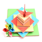 500Pcs 7Cm Construction Paper Colorful Folding Sheets Eco Friendly Safe Craft Material for Kids Kindergarten Art Stationery Home