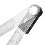 0-200/300mm Digital Angle Finder Meter 0-360 Degree Stainless Steel LCD Protractor Goniometer Ruler