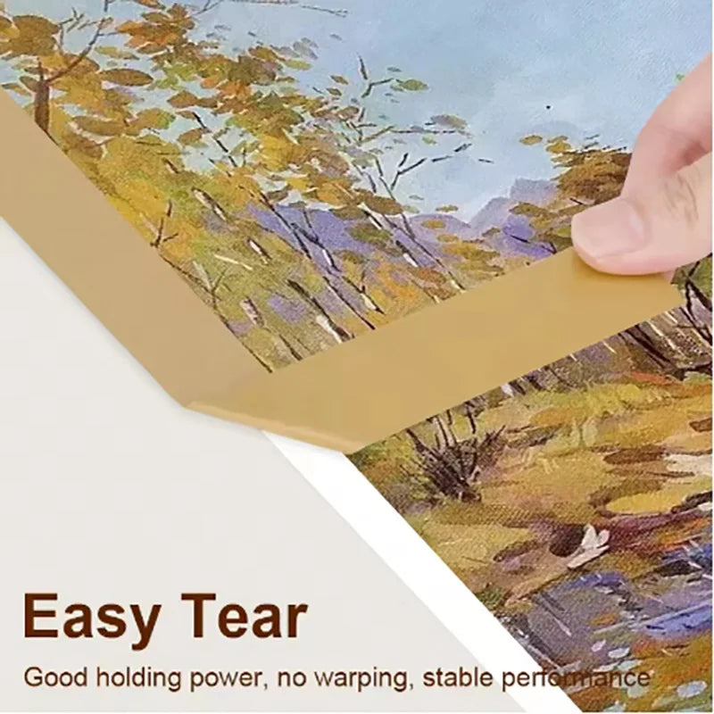Packaging Tape, Kraft Paper Tape, Masking Tape, Shipping Carton Sealing Tape, Photo Frame Backing Tape 1 Roll
