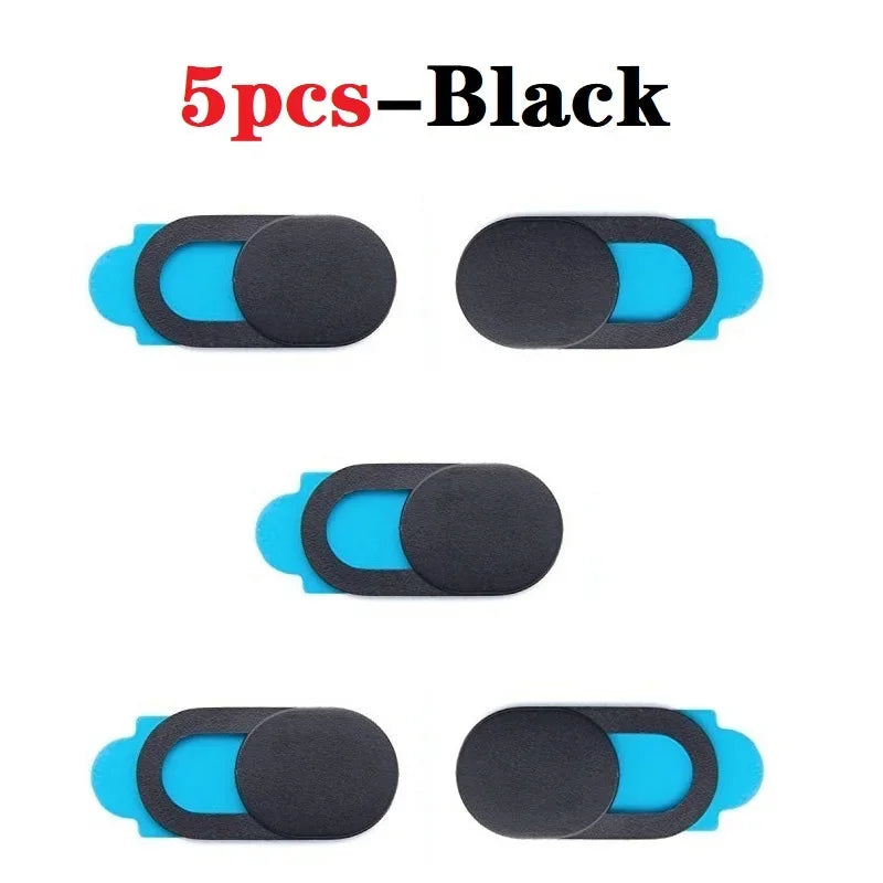 1/5/10/20PCs Ultra Thin Slide Camera Cover Webcam Privacy Shutter Slider Anti-Spy Lens Cover for Laptop Phone Tablet