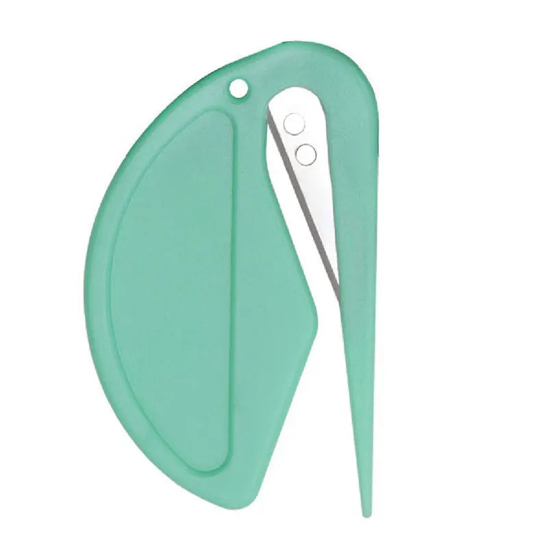 Plastic Mini Letter Opener Open Envelope Letter Opener Paper Cutting Art Knife Rope Cutter Rubber Band Cutting Wire Blade