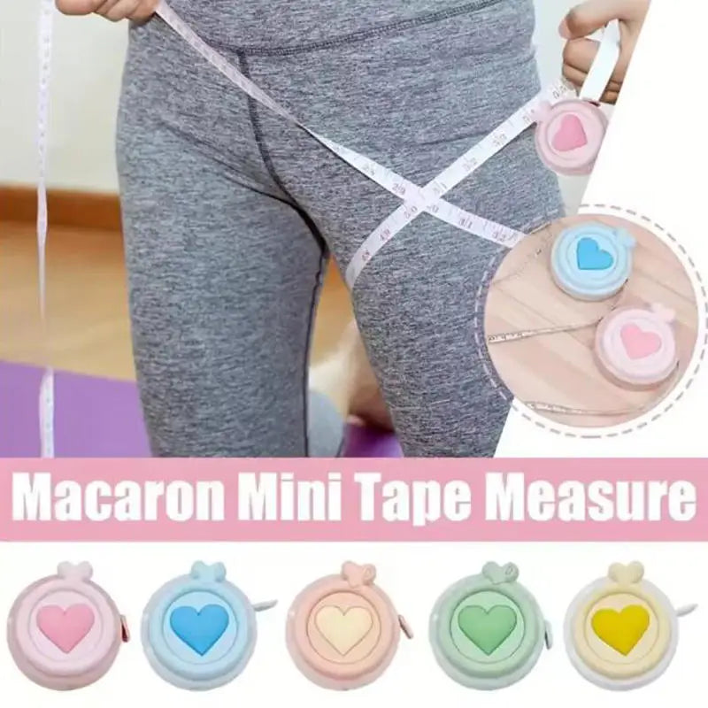 1.5M Soft Tape Measure Tailor's Tape With Snap Fasteners Body Measuring Double-sided Ruler For Needlework Sewing Tool NEW