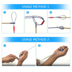 6 Colors Cable Puller Wire Grip Galvanizing Metal Cable Pulling Socks Mesh Puller Antislip Pipe Conduit Pull Net Cover 4-25mm