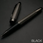STONEGO Capless Ballpoint Pen, Simply Twist Roller Ball Pen Black Gel Ink Medium Point 1.0mm Smooth Writing Signature Pens