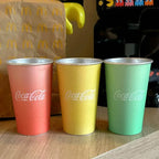 470ml Portable Aluminum Mug-CocaCola Cups ColorChanges When Cool Perfect for Cold Sensation Outdoor Camping Beer Cold DrinksCup