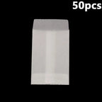 50Pcs/Pack Simple Semi-Transparent Vellum Paper Envelopes Matte Frosted for Postcards Greeting Cards Wedding Invitations