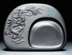 Exquisite Traditional Portable Lightweight Calligraphy Inkstones Huizhou Ink Slabs Perfect for Brush Writing Students Inkstone