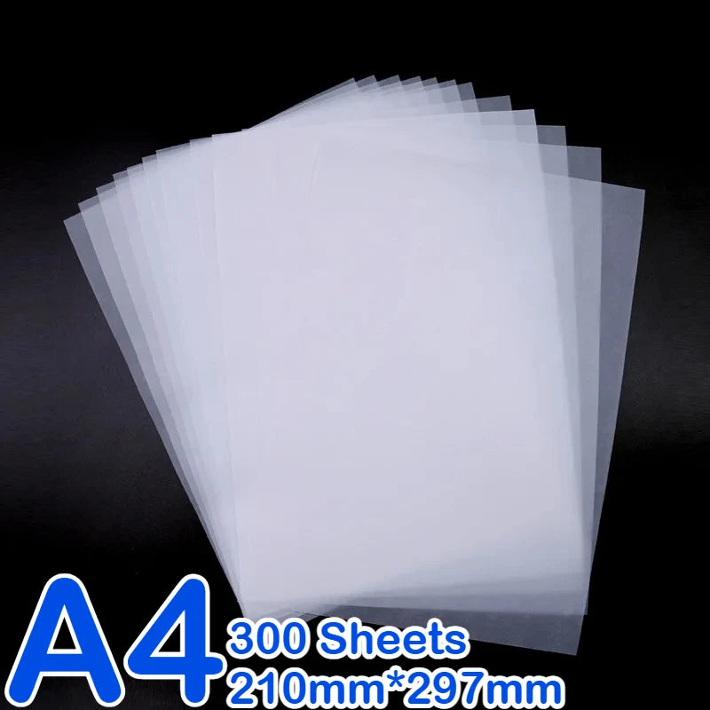 500/50 Sheets Tracing Paper A5 A4 White Translucent Sketching Papers Drawing For Drawing Art Paper Office School Art Supplies