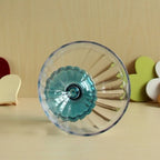 Durable Clear Ice Cream Dessert Cups 250ML Transparent Red Wine Goblet Small Plastic Yogurt Pudding Cup Party Supplies