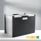 13 Grid Vertical Portable Expandable Accordion Bag Multi-Layer Paper Storage Bag Student Special Office Folder for File Stora