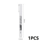 New 1/2/3PCS Waterproof Metal Marker Permanent White Paint Pen Washing Art Painting Graffiti Pens Fabric Wood Leather Marker1MM
