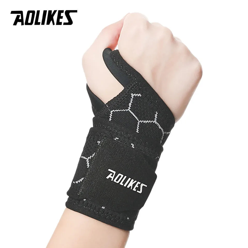AOLIKES 1PCS New Wrist Brace for Carpal Tunnel Relief Light Support - Compression Wrist Support,Wrist Guards Fit Right Left Hand