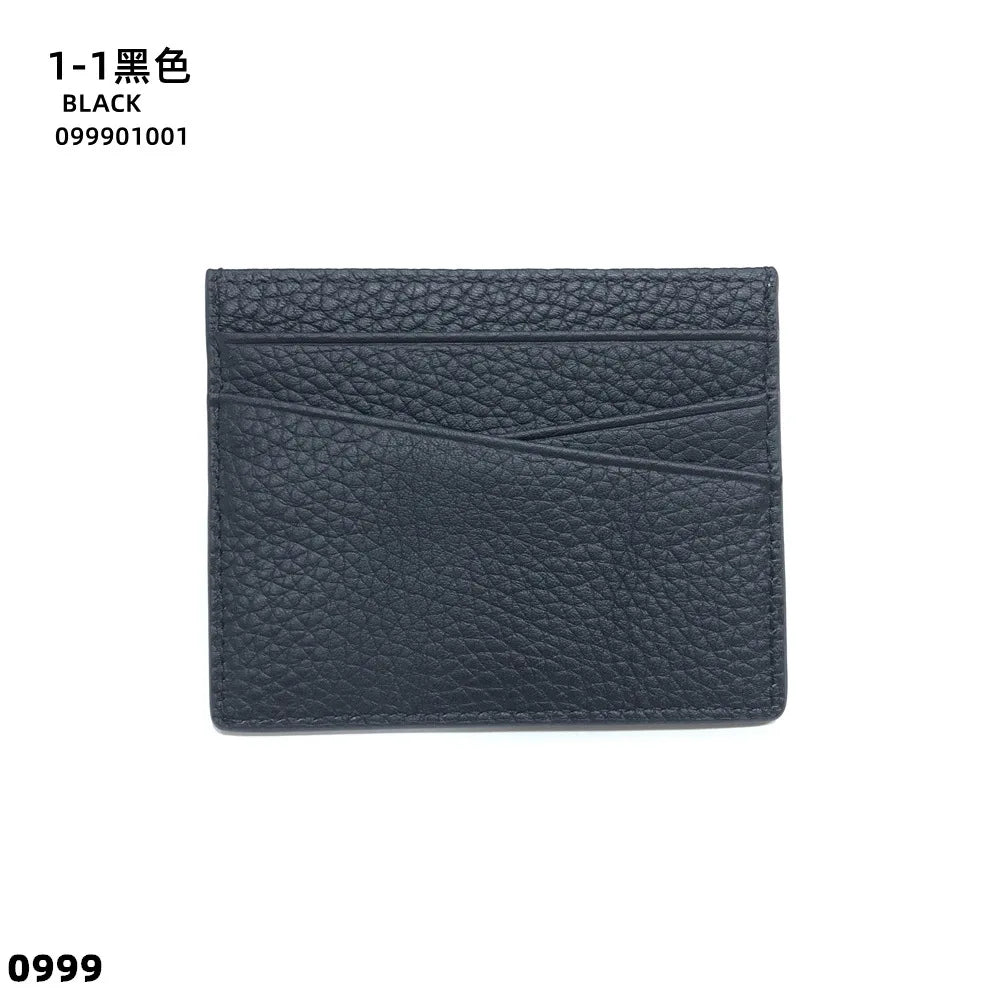Genuine Leather Card Holder Woman Custom Name Designer Wallet Slim Luxury Card Wallet Man Engrave Initials Business Coin Purse