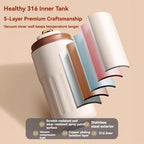 450ML Stainless Steel Thermo Water Bottle LED Temperature Display Coffee Cup Keep Cold and Heat Thermal Mug Travel Vacuum Flask