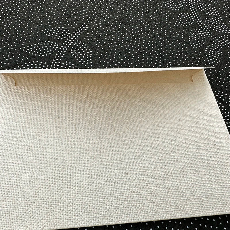 30pcs/lot Thickened Linen Texture Pattern 17.5x12.5cm White Envelope Retro for Invitations Postcards Wedding Business Letters