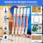 iLMH 4-40Pcs Deep Hole Long Nib Head Marker For Metal Perforating Pen Waterproof Bathroom Woodworking Decor Multi-Purpose Tool
