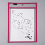 File Set Hanging Set Storage Bag Pet Transparent Dry Erase Bag Document Holder Clear Plastic Organizer Pouch