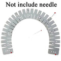 1PCS Silicone Flexible Curve Scale Hemming Tool Heat Resistant Hem Ruler Sewing Auxiliary Tool for Padding Cloth Pants Fabric