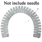 1PCS Silicone Flexible Curve Scale Hemming Tool Heat Resistant Hem Ruler Sewing Auxiliary Tool for Padding Cloth Pants Fabric