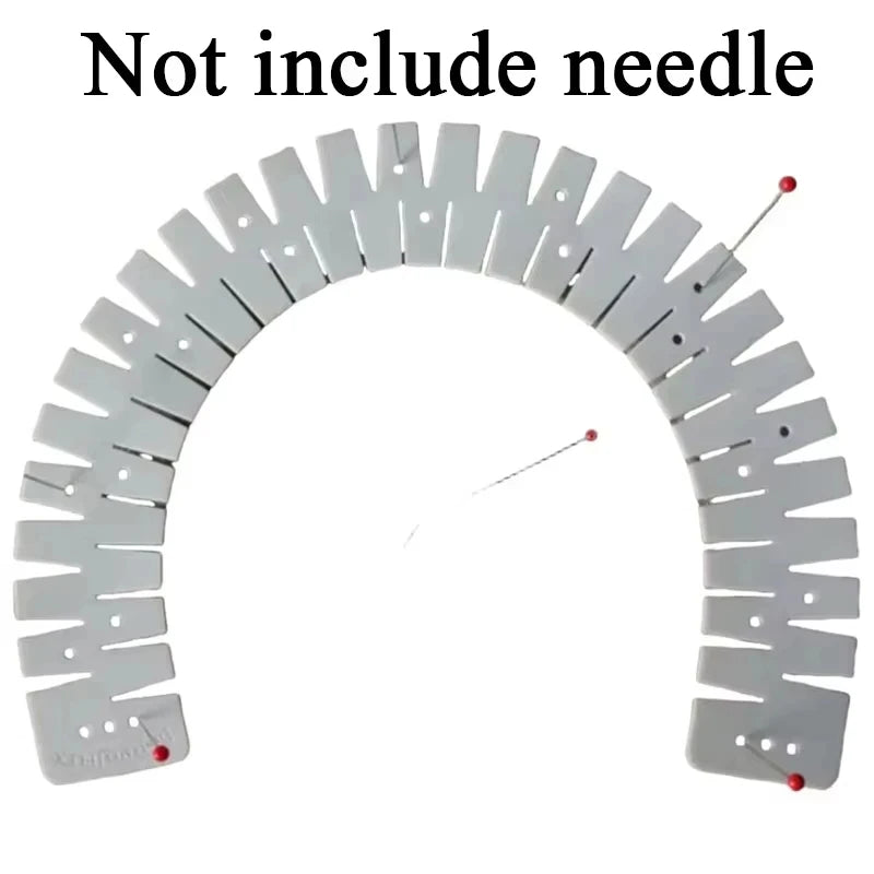 1PCS Silicone Flexible Curve Scale Hemming Tool Heat Resistant Hem Ruler Sewing Auxiliary Tool for Padding Cloth Pants Fabric