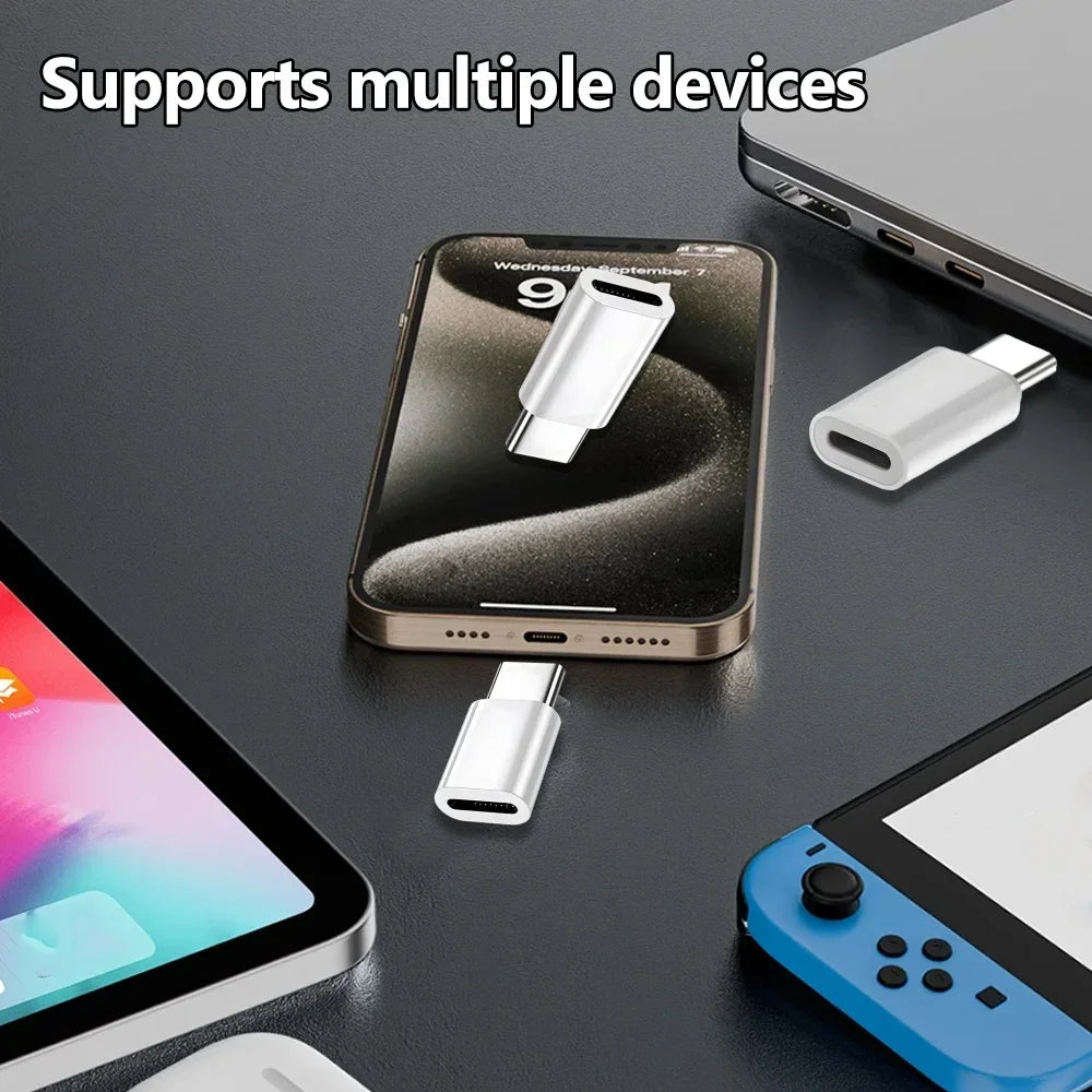 5-1Pcs Lightnning Female To Type C Male Adapter for iPhone 17 16 15 Samsung USB C Charging Converters IOS To Type C Converter