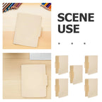 5Pcs Manila File Folders Letter Size Pressboard Document Organizer for Office School Legal Filing Supplies