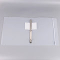 〔R〕A4 3-Ring Binder Folders - Clear & Blue Document Organizers for Office/Study
