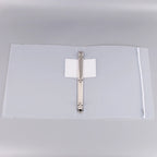 〔R〕A4 3-Ring Binder Folders - Clear & Blue Document Organizers for Office/Study